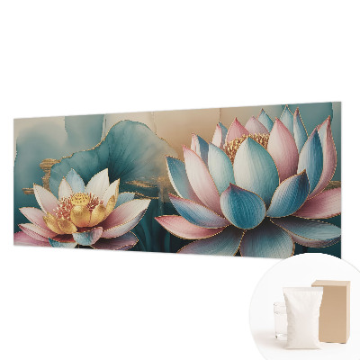 High quality wall mural wallpaper with the Lotuses of Harmony design