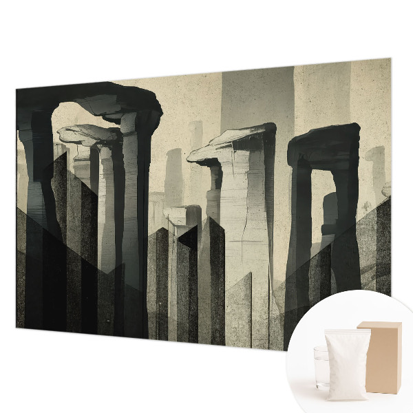 Premium photo wallpaper featuring a raw architecture motif