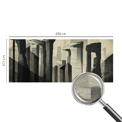 Premium photo wallpaper featuring a raw architecture motif