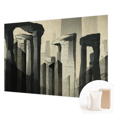 Premium photo wallpaper featuring a raw architecture motif