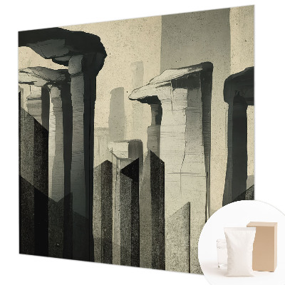 Premium photo wallpaper Raw architecture