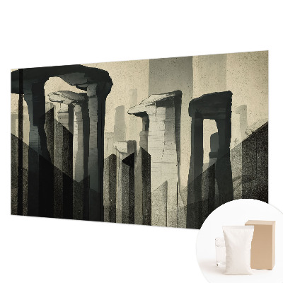 Premium photo wallpaper featuring a raw architecture motif