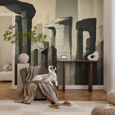 Premium photo wallpaper featuring a raw architecture motif