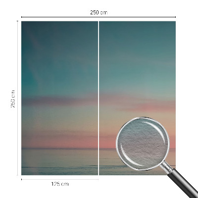 Wallpaper mural featuring a calm sea motif