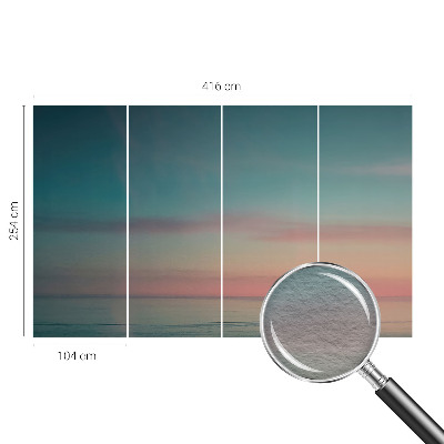 Wallpaper mural featuring a calm sea motif