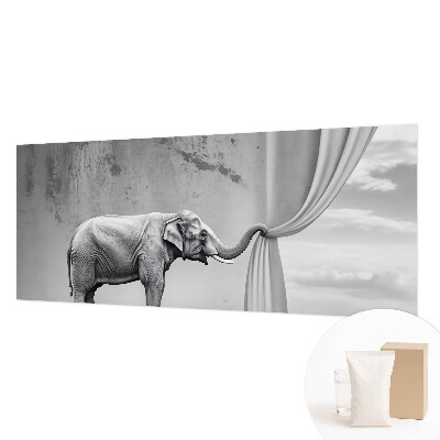 Photo wallpaper with a surrealist elephant motif