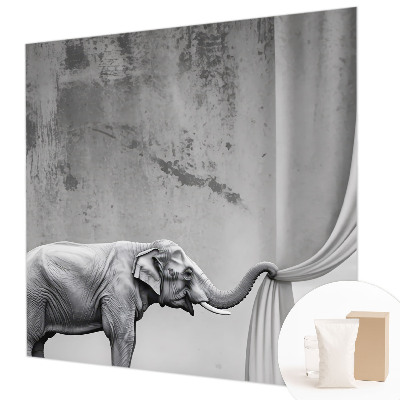 Photo wallpaper with a surrealist elephant motif