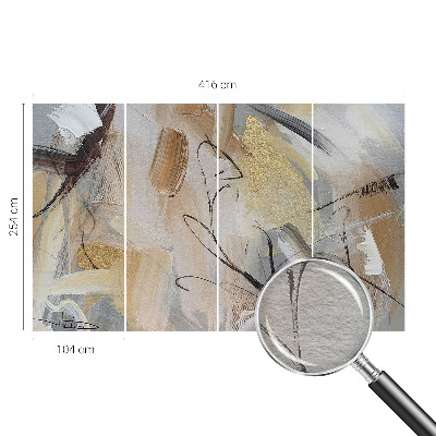 Wall mural for bedroom Abstract composition