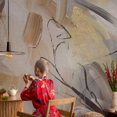 Wall mural for bedroom Abstract composition