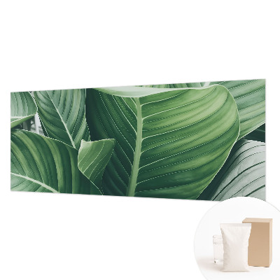 Photo wall mural with a green peace design