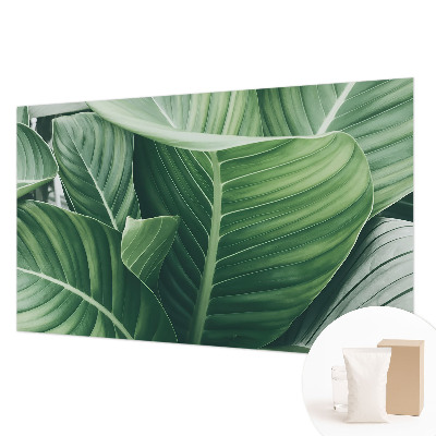 Photo wall mural with a green peace design