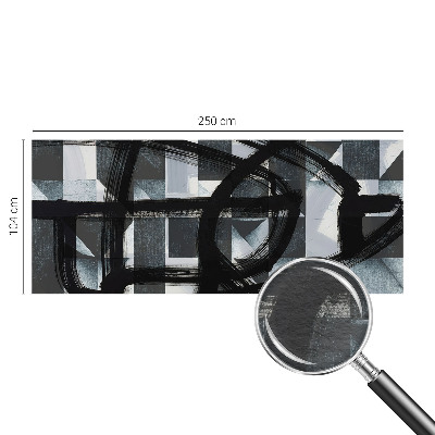 Wall mural for living room Expressive geometry