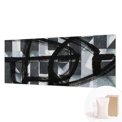 Wall mural for living room Expressive geometry