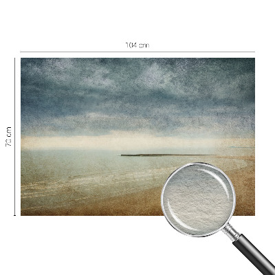Wallpaper mural for living room with a nostalgic landscape design