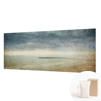 Wallpaper mural for living room with a nostalgic landscape design
