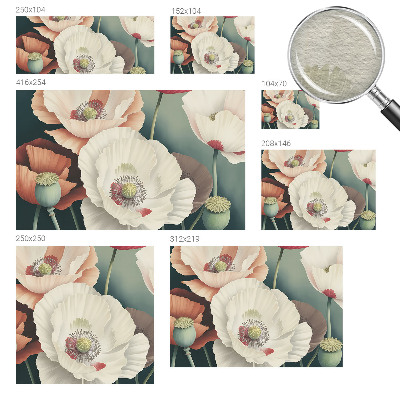 Bedroom wall mural wallpaper Floral beauty