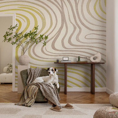 Large wallpaper mural with the Liquid Elegance design