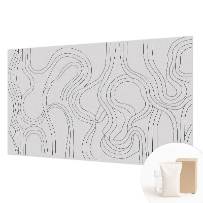 Modern wall mural Organic lines