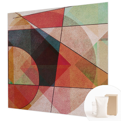 Modern wall mural for bedroom Geometric abstraction