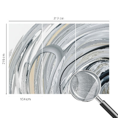 Premium photo wallpaper with an abstract marble design