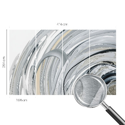 Premium photo wallpaper with an abstract marble design