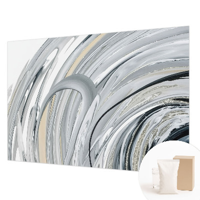 Premium photo wallpaper with an abstract marble design