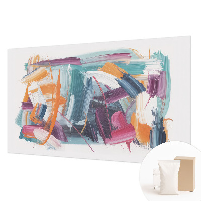 Non-woven photo wallpaper Energetic strokes