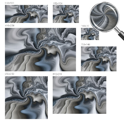 Decorative wall mural for living room Swirling clouds