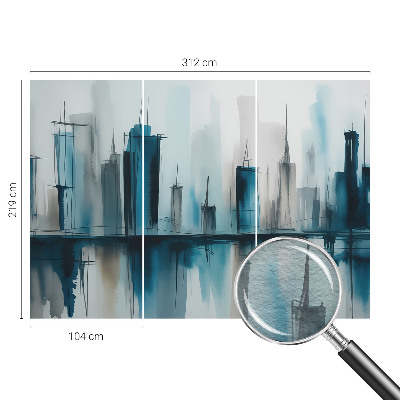 Non-woven wall mural City landscapes