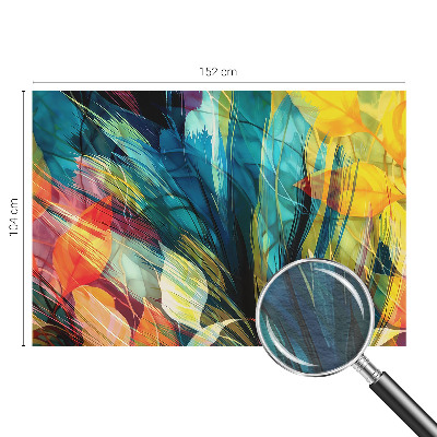 Photo wall mural Abstract leaves