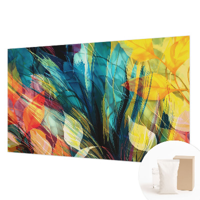 Photo wall mural Abstract leaves