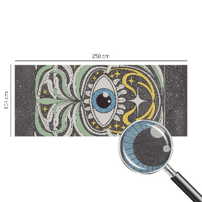 Wallpaper mural for living room Symmetrical eye