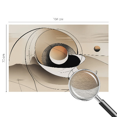 Wall mural for living room Harmonious abstraction