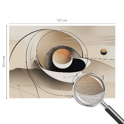 Wall mural for living room Harmonious abstraction