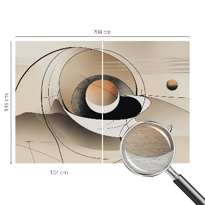 Wall mural for living room Harmonious abstraction