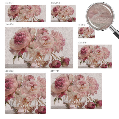 Large wall mural Peony Charm