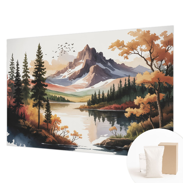 Modern wall mural Mountain autumn