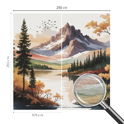 Modern wall mural Mountain autumn