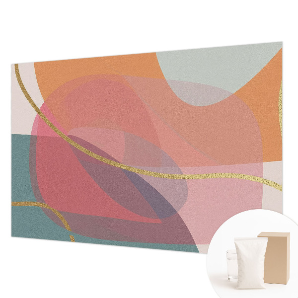 Premium wall mural for bedroom Colorful shapes