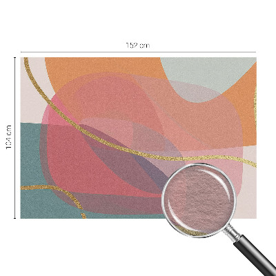 Premium wall mural for bedroom Colorful shapes