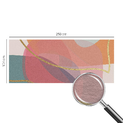 Premium wall mural for bedroom Colorful shapes
