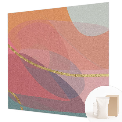 Premium wall mural for bedroom Colorful shapes