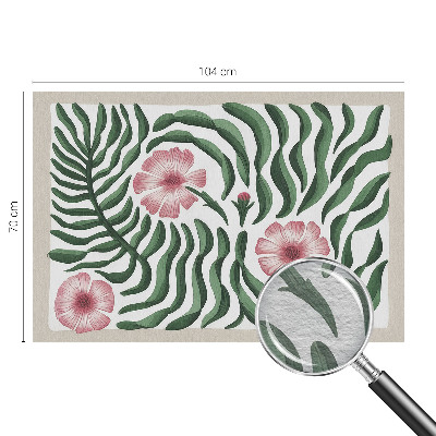 Premium photo wallpaper Flowers leaves