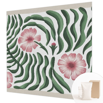 Premium photo wallpaper Flowers leaves