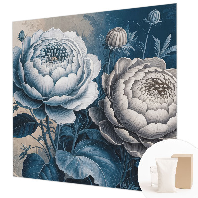 Wall mural for bedroom Romantic flowers