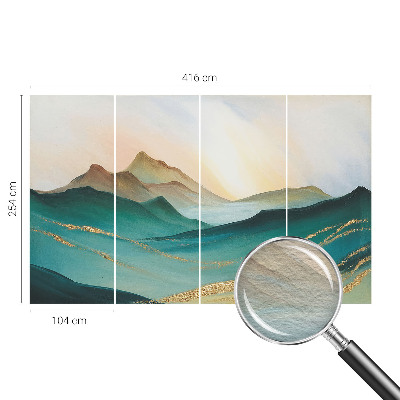 Large wallpaper mural Peaceful landscape