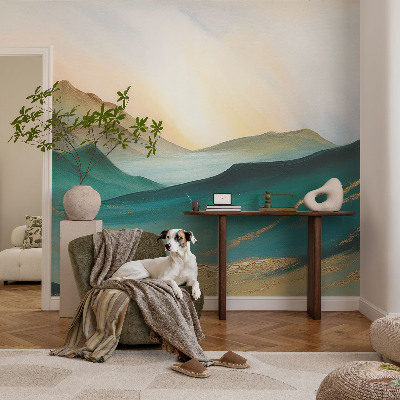 Large wallpaper mural Peaceful landscape