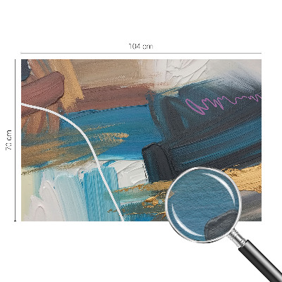 Custom size wall mural with an abstract pattern