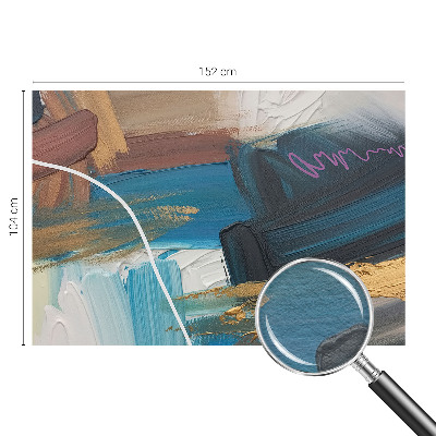 Custom size wall mural with an abstract pattern