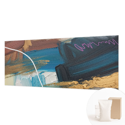 Custom size wall mural with an abstract pattern